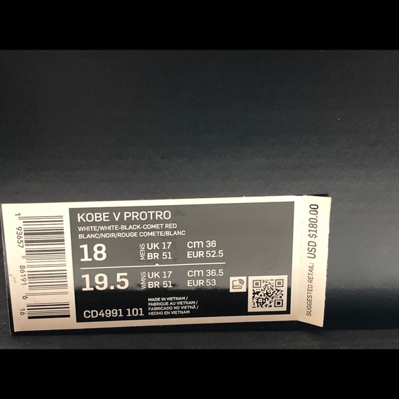 🛑SOLD🛑Nike Kobe 5 Protro Bruce Lee Alternate CD4991-101 - Picture 11 of 11